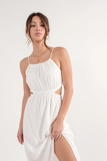 White Sofia Waust Maxi Dress