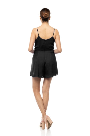 Black Sleeveless Romper
