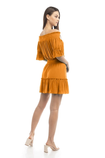 Nectarine Strapless Mini Dress