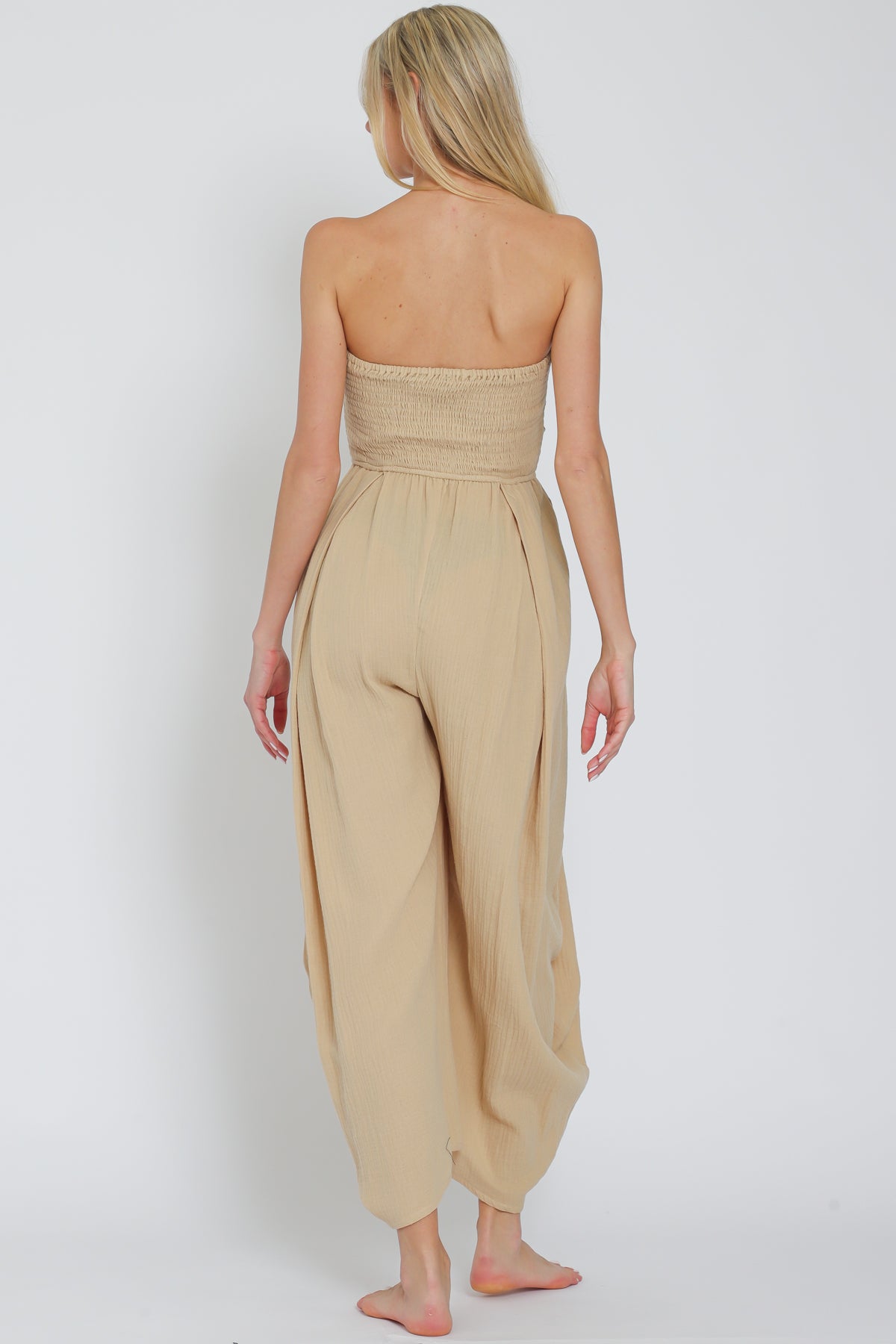 Front Tube Tie Jumpsuit