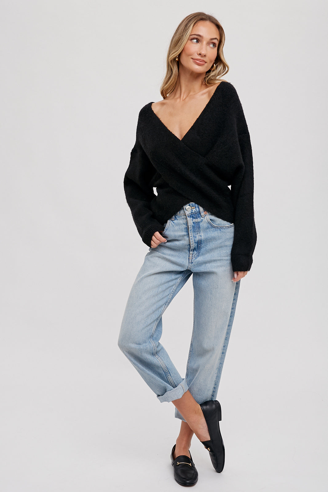 BLK Wrap Knit Sweater