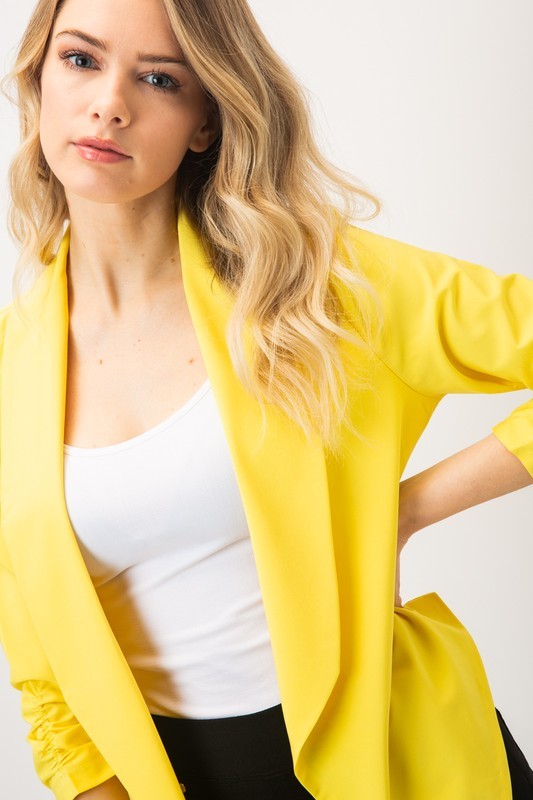 Yellow Lightweight Blazer
