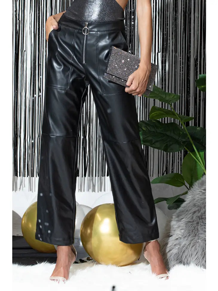 ONYX Faux Leather Pants