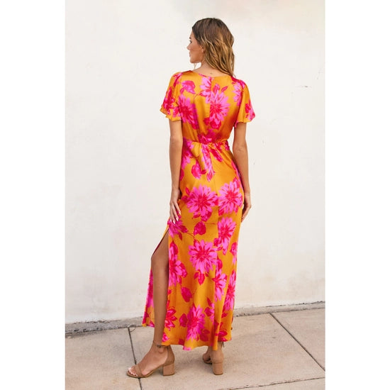 Floral Print Maxi Dress