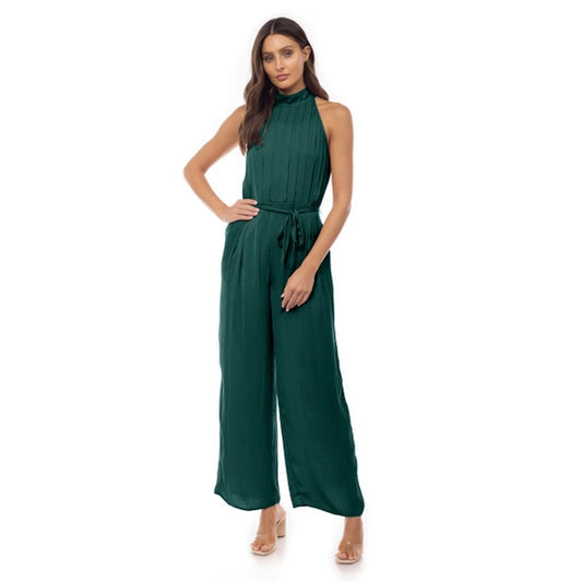 Pleated Rain Forrest Romper