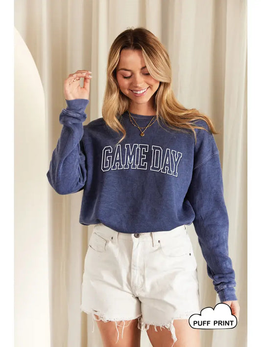 Game Day Blue Sweatshirt