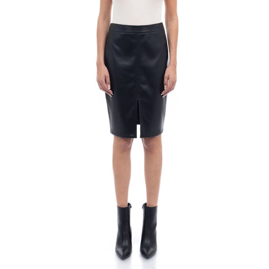 BLK Vegan Leather Pencil Skirt