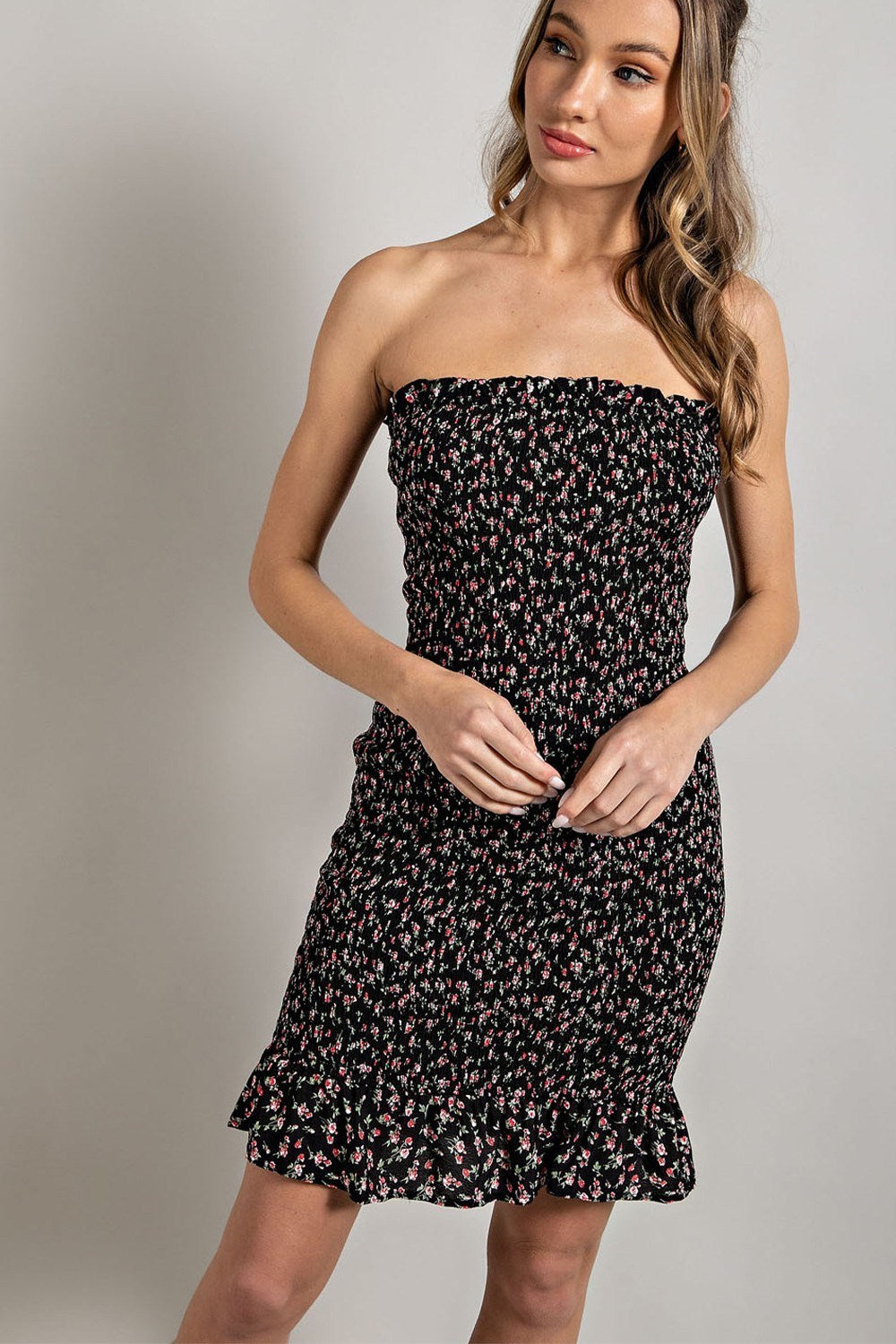 Bodycon Floral Dress