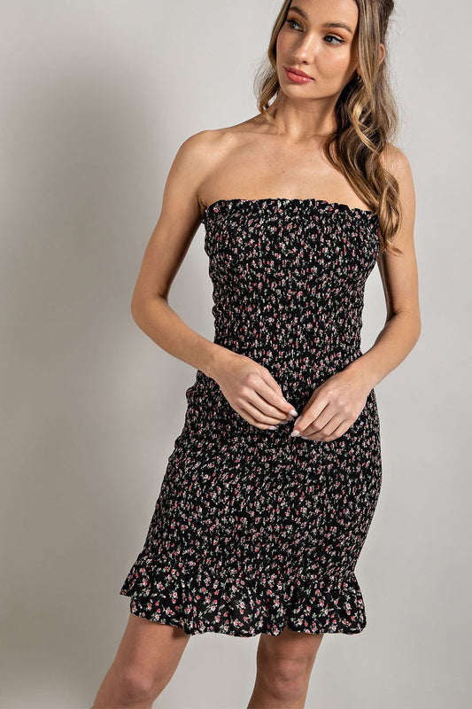 Bodycon Floral Dress