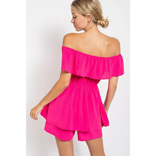 Fuchsia V Wired Romper