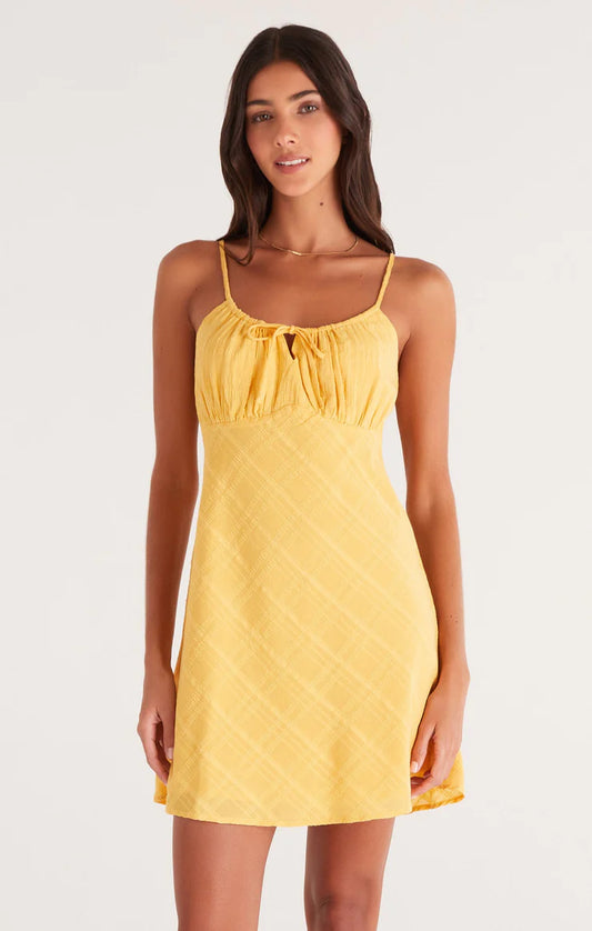 Liana Yellow Mini Dress