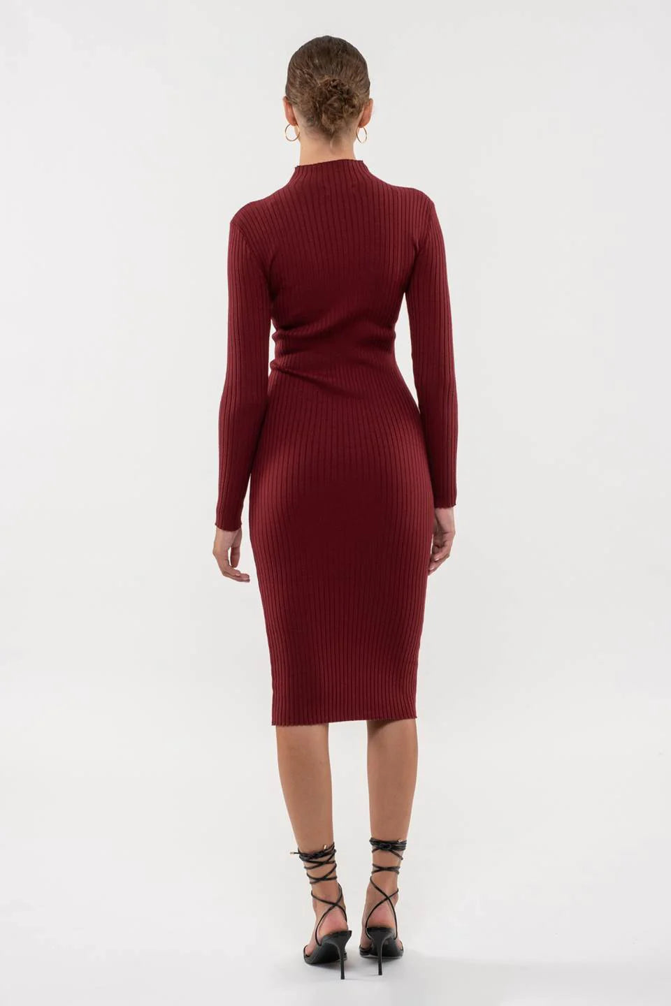 Rosewood Knit Midi Dress