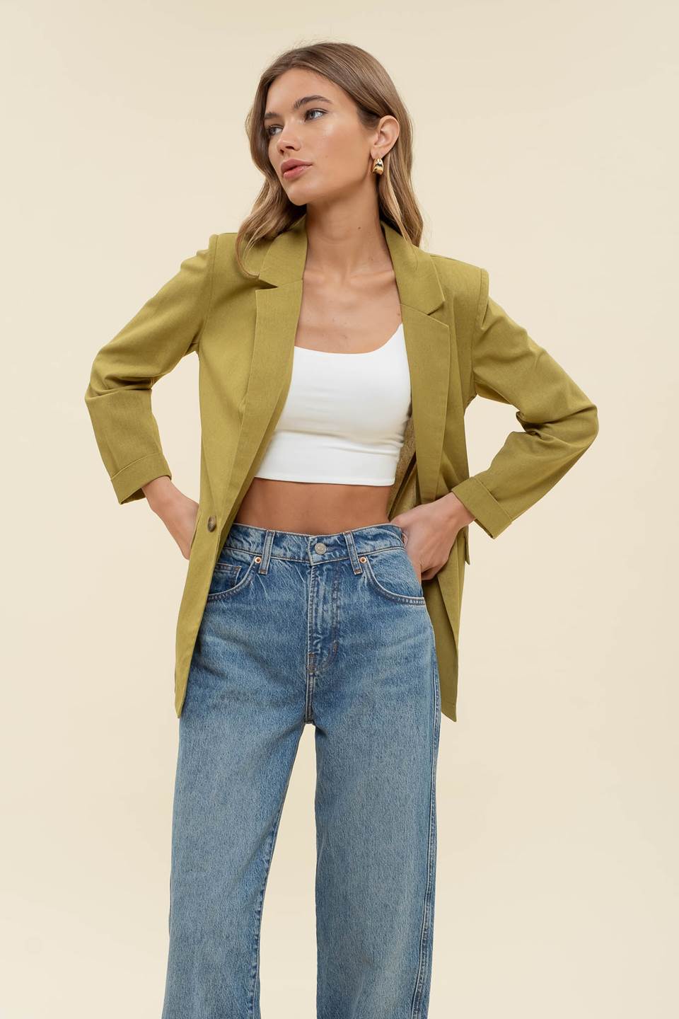 Kiwi Collard Blazer