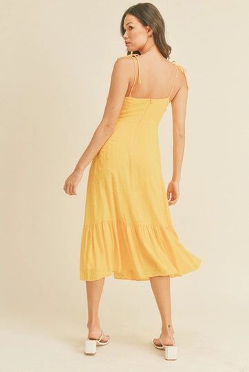 Yellow Midi Dress