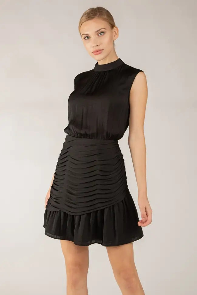 BLK Mini Mock Neck Dress